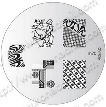 Placa para carimbo - Konad m70