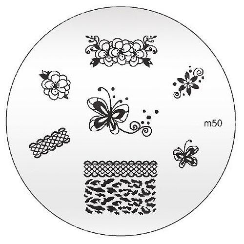 Placa para carimbo - Konad m50