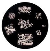 Placa para carimbo - Konad m51